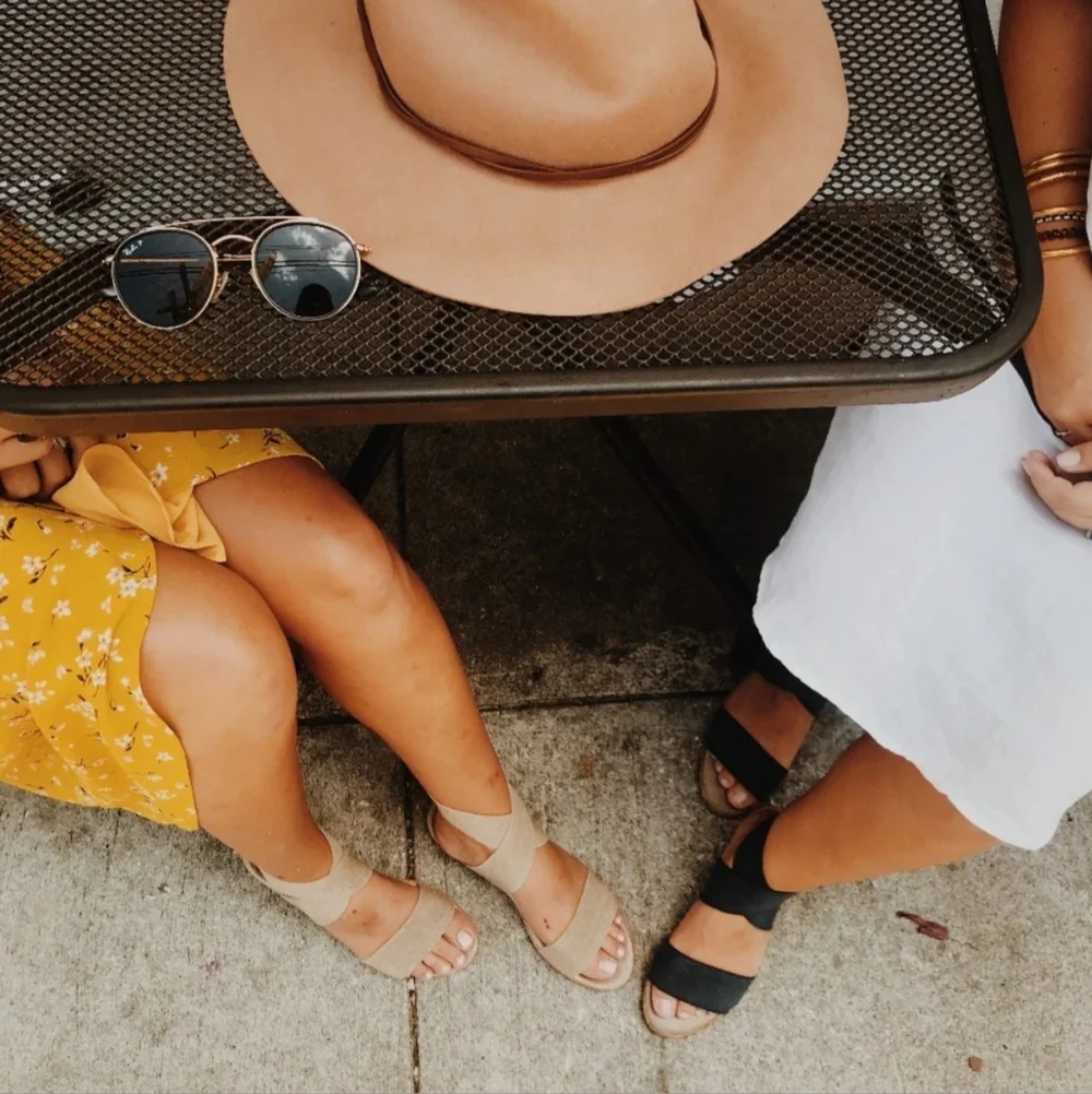 Charleston Shoe Co. Benjamin Espadrille Wedge Sandals Black - 9 - Picture 3 of 13